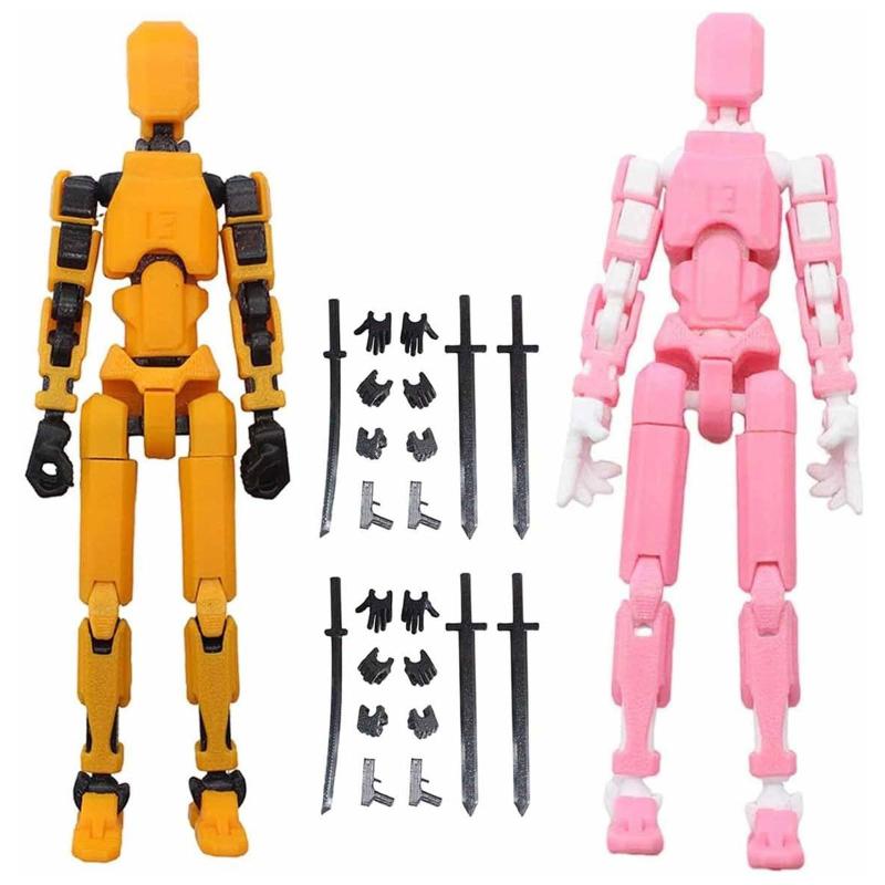 Bonecos de ação RZAJJN T13 Multi-Jointed Titan 13 Dummy 13